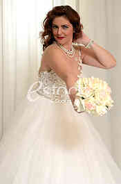 Salon wedding dress  White Fashion
