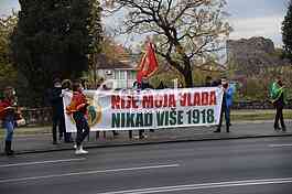 Protest ispred Skupstine Crne Gore