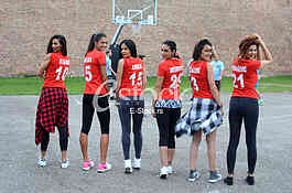 Basketball basket for happiness
