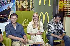 Press conference for the cartoon Hotel Transylvania third part