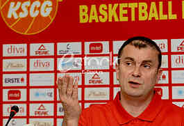 Press conference basketball team of Montenegro