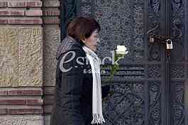 The funeral of Anna Radmilovic.