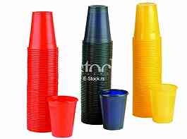 Plastic cups