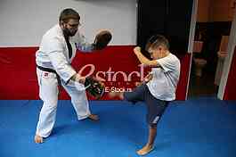 Training Kyokushin karate