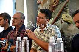Movie King Peter the First, press conference