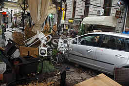 car accident in Knez Mihailova Street