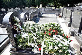 The funeral of a twenty-two year old Ognjen Ikac.