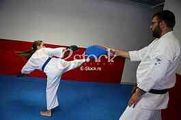 Training Kyokushin karate
