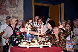 The actress Branka Veselinovic  celebrated her hundredth birthday
