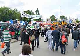 Agricultural machinery at fair