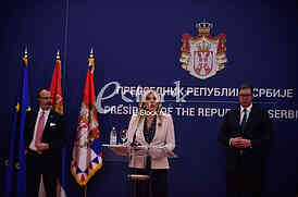 Sem Fabrici, Aleksandar Vucic i Jadranka Joksimovic