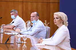 Goran Stevanovic, Zlatibor Loncar i Darija Kisic Tepavcevic