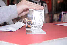 Sell tickets for the football match on Marakana