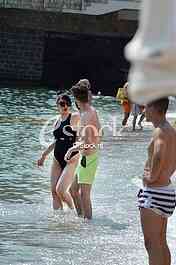 Zeljko Joksimovic daughter with boyfriend, Mina Joksimovic