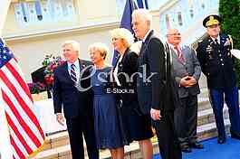 The traditional reception at the residence of the US ambassador