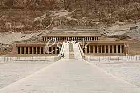 Mortuary Temple of Hatshepsut, near the Valley of the Kings, in Luxor, Egypt.
