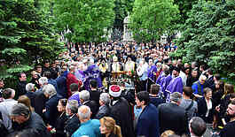 Sreten Karic funeral at New cemetery in Belgrade