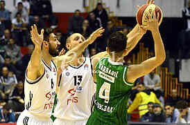 Basketball game between Partizan and Olimpija 