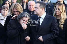 The burial of Desimir Dacic