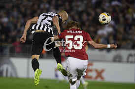 Nemanja Miletic Partizan vs Mancester junajted