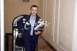 Postman gives pensions residents of Belgrade.