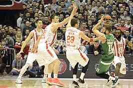 Red Star- Panathinaikos basketball game
