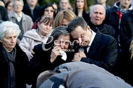 The burial of Desimir Dacic