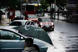 Rain in Belgrade, bad weather