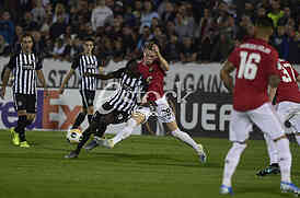 Umar Sadik Partizan vs Mancester junajted