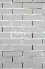 white painted brick wall surface