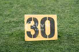 30 Yard Line on American Football Field