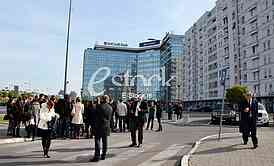  reports of an explosive device in the parking of Air Serbia, apartment block Belville Belgrade