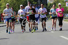 Street runners at 29th Belgrade marathon