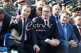 Dmitrij Medvedev Aleksandar Vucic Milorad Dodik