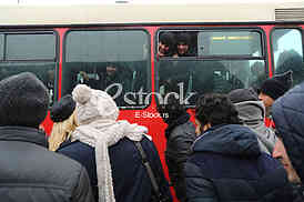 Migrants stuck in Serbia towards the EU