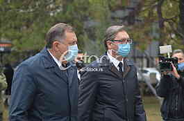 Milorad Dodik i Aleksandar Vucic