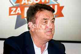 Press Conference on the charity football match to help children with cancer