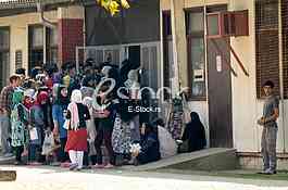 The reception center for migrants