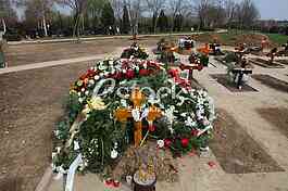 Bezanijan cemetery,Marinko Mazigai Serbian acter(1978-2016)His grave.