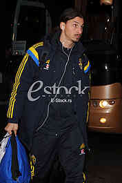 Sweden football team in Podgorica