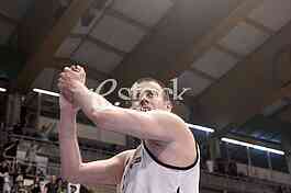  Partizan-Red Star, basketball derby game.