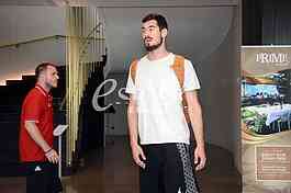 Basketball team of Serbia at the press conference