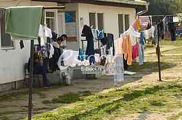 The reception center for migrants