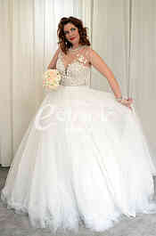 Salon wedding dress  White Fashion