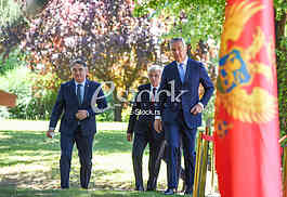 Milo Djukanovic Komsic Zeljko  Dzaferovic Sefik