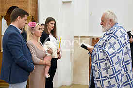 TV  Happy host Jovana Jeremic is baptizing her daughter Lea
