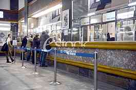 Playing giveaway and sending envelopes in the main post office. 