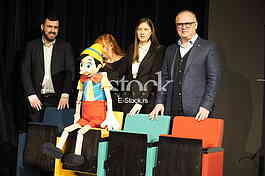 Vladan Djurkovic, Andrea Radulovic i Goran Vesic