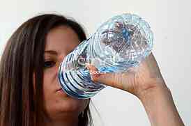 Plastic water bottles