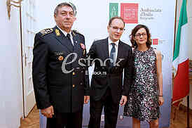 The reception at the Embassy of Italy